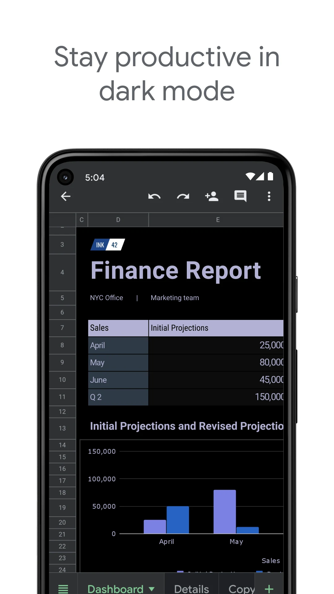 Google Sheets screenshot