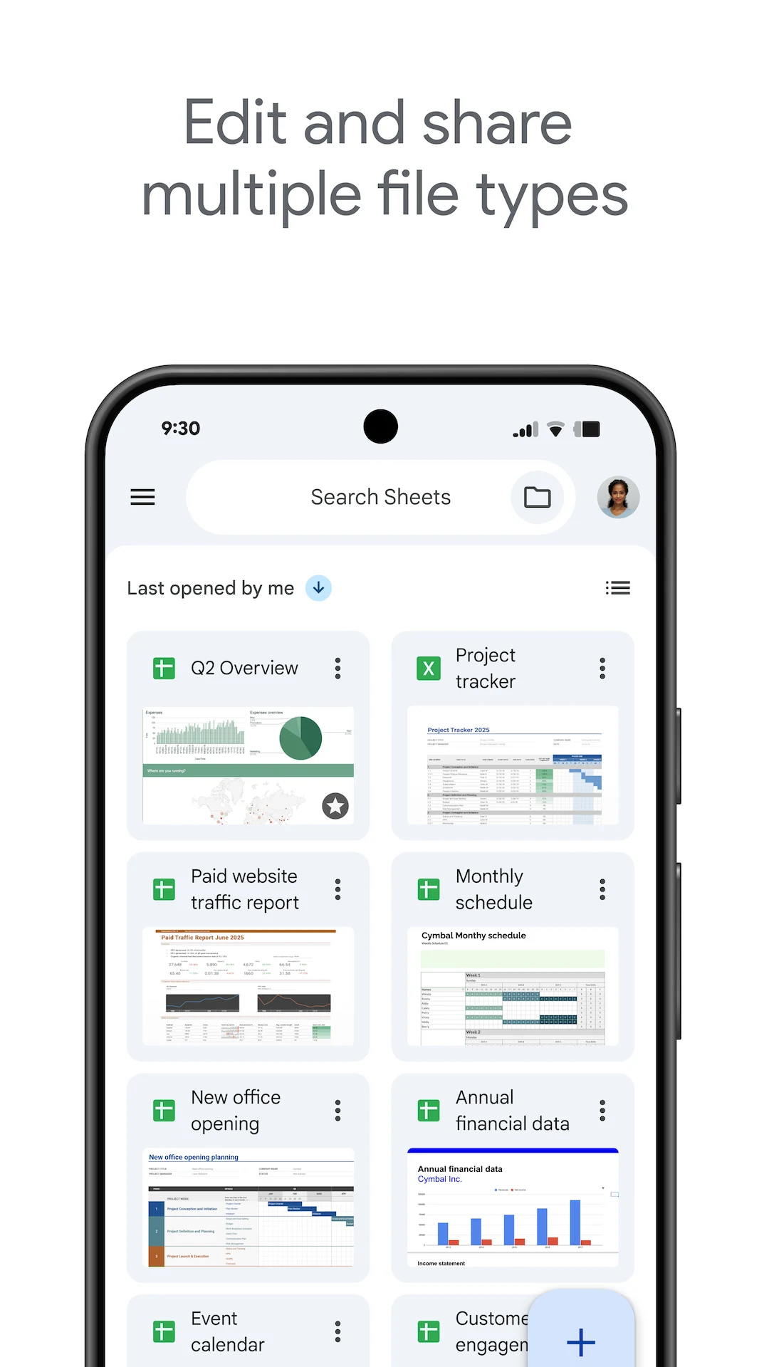 Google Sheets screenshot